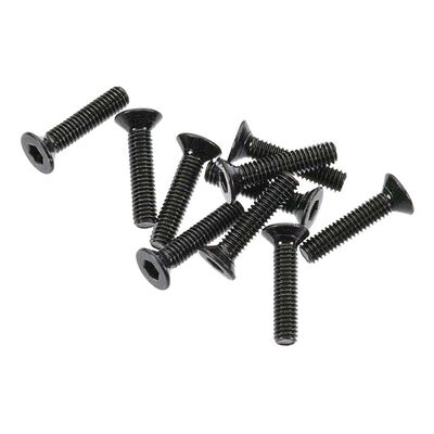 Flat Head Screw M2.6x12mm, Black (10) Flat Head Screw M2.6x12mm, Black (10)