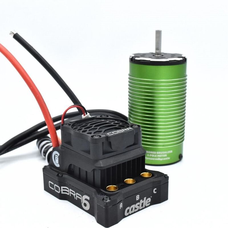 Cobra 6 ESC & 1717-1260KV Sensored Brushless Combo