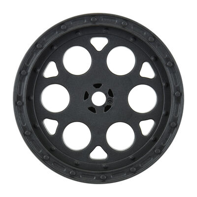 1/10 Showtime Rear 2.2" 12mm Sprint Car Wheels (2) Black 1/10 Showtime Rear 2.2" 12mm Sprint Car Wheels (2) Black
