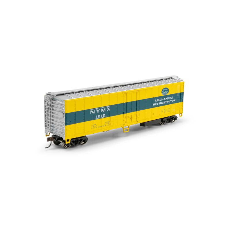 Roundhouse HO 50' Smooth Side Mechanical Reefer, NYMX #1012 Roundhouse HO 50' Smooth Side Mechanical Reefer, NYMX #1012