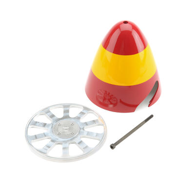 Painted Aluminum Spinner: P-51D 60cc Painted Aluminum Spinner: P-51D 60cc