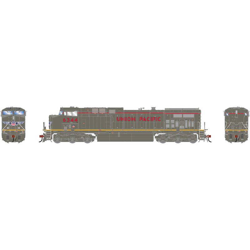 HO GEN AC4400CW Locomotive, UP 'Grey Ghost' #6344