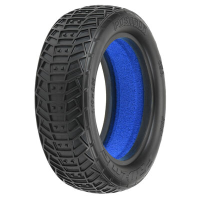 Front Positron 2.2 2WD S3 Soft Tire with Foam Insert (2): Buggy Front Positron 2.2 2WD S3 Soft Tire with Foam Insert (2): Buggy