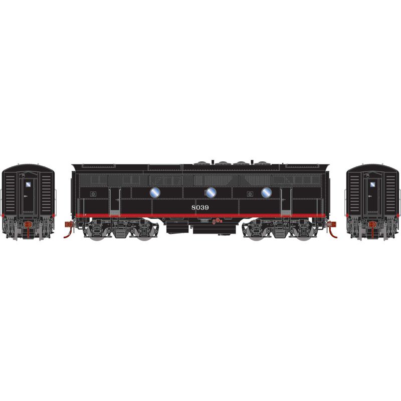 HO F3B Locomotive with DCC & Sound, SP #8039