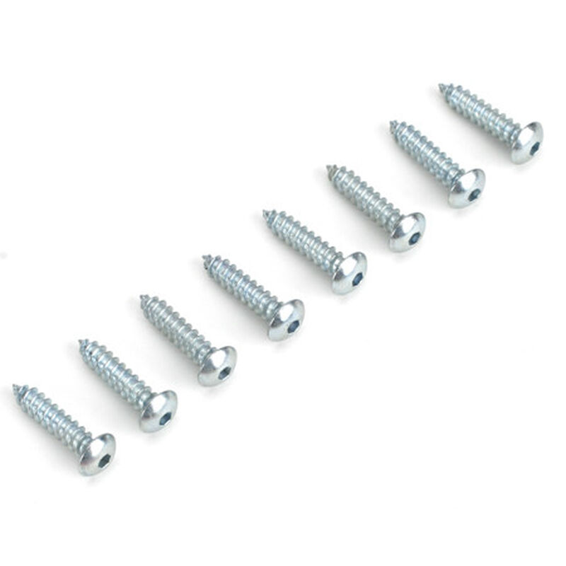 Button Head Screws, 4 x 1/2" (8)