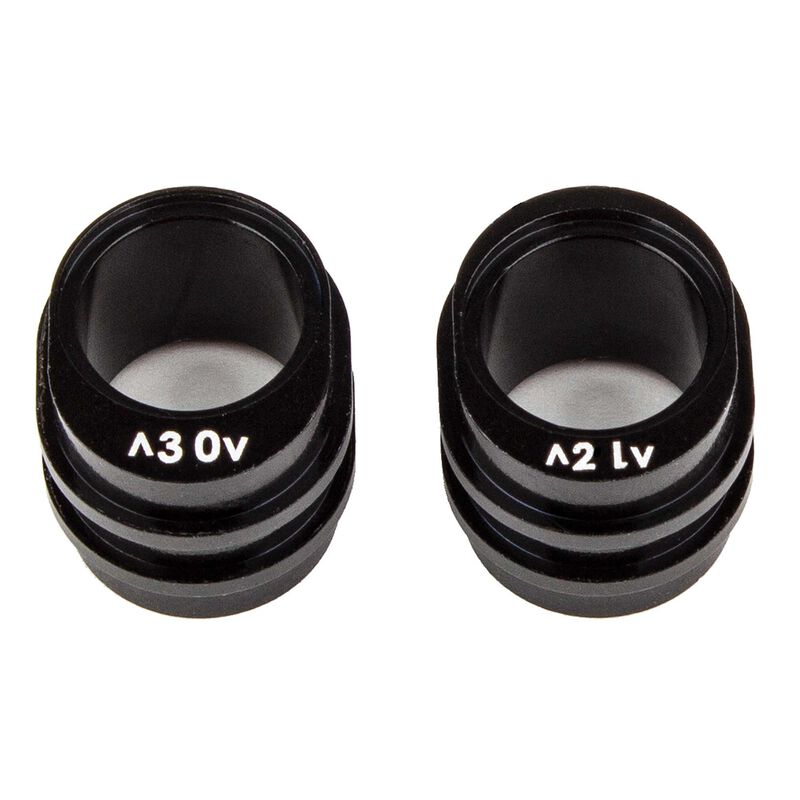 RC10B74.2 FT Rear Gearbox Pinion Height Inserts