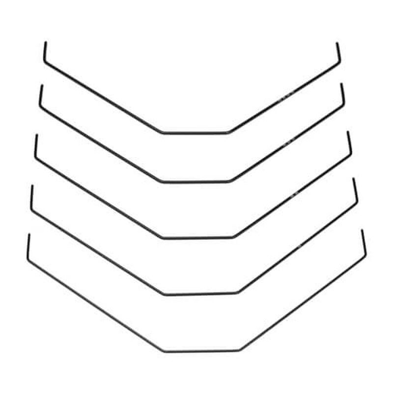 Rear Sway Bar Set, 1.0-1.4mm: EB410 ET410