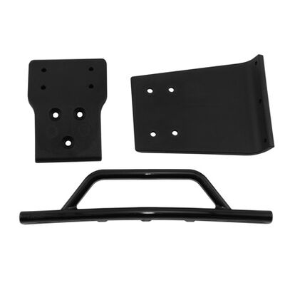 Front Bumper/Skid Plate, Black: SLH 4x4 Front Bumper/Skid Plate, Black: SLH 4x4