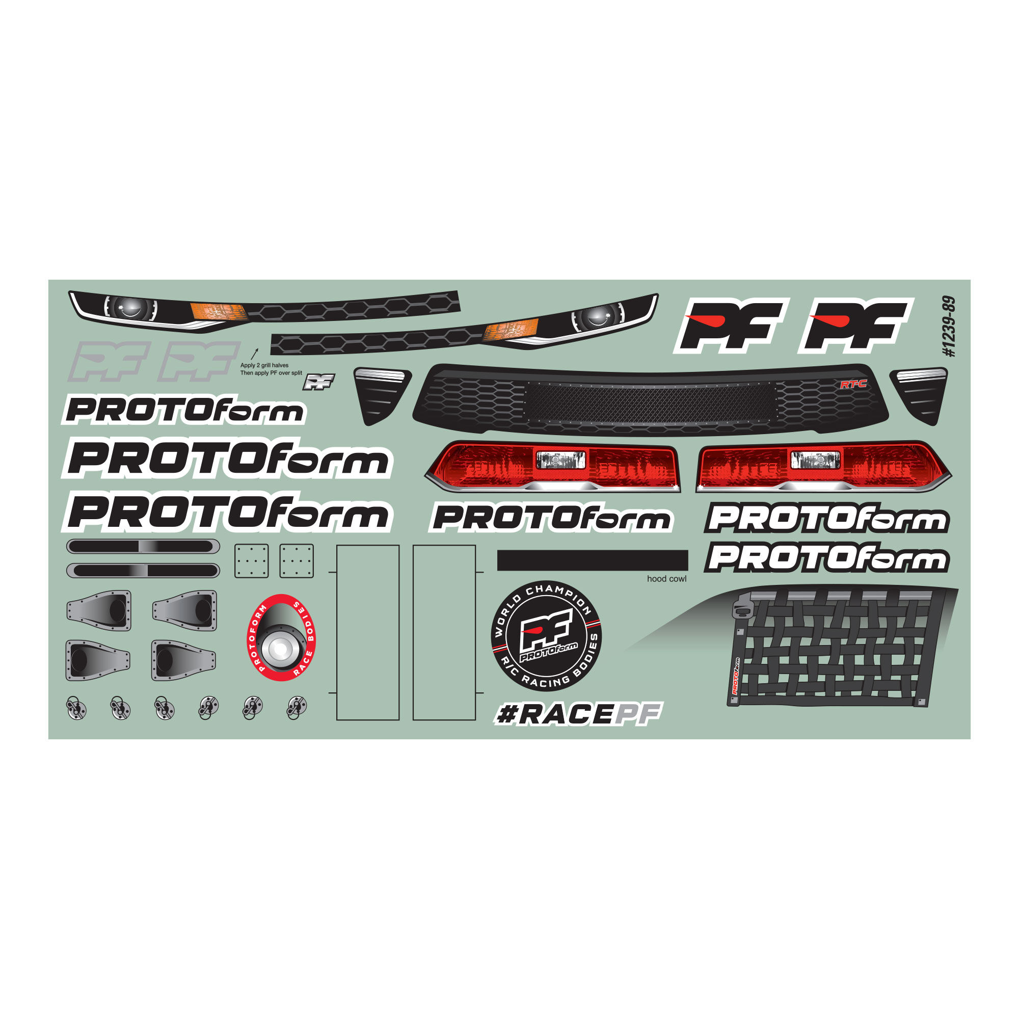 Protoform - Pro-line Racing 1/10 RT-C Light Weight Clear Body 