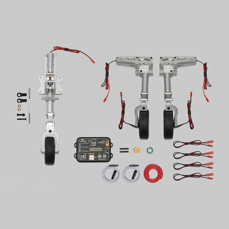 Phoenix Model Retract Set with Controllerfor Hawk Jet Red 105"