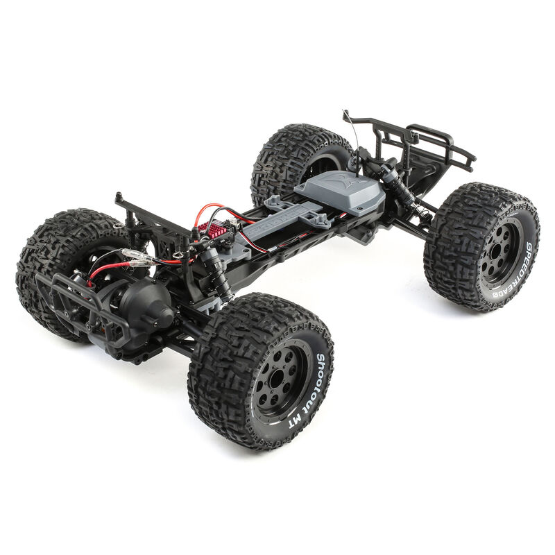 ECX 1/10 Ruckus 2WD Monster Truck Brushed RTR, Black/Yellow | Horizon Hobby