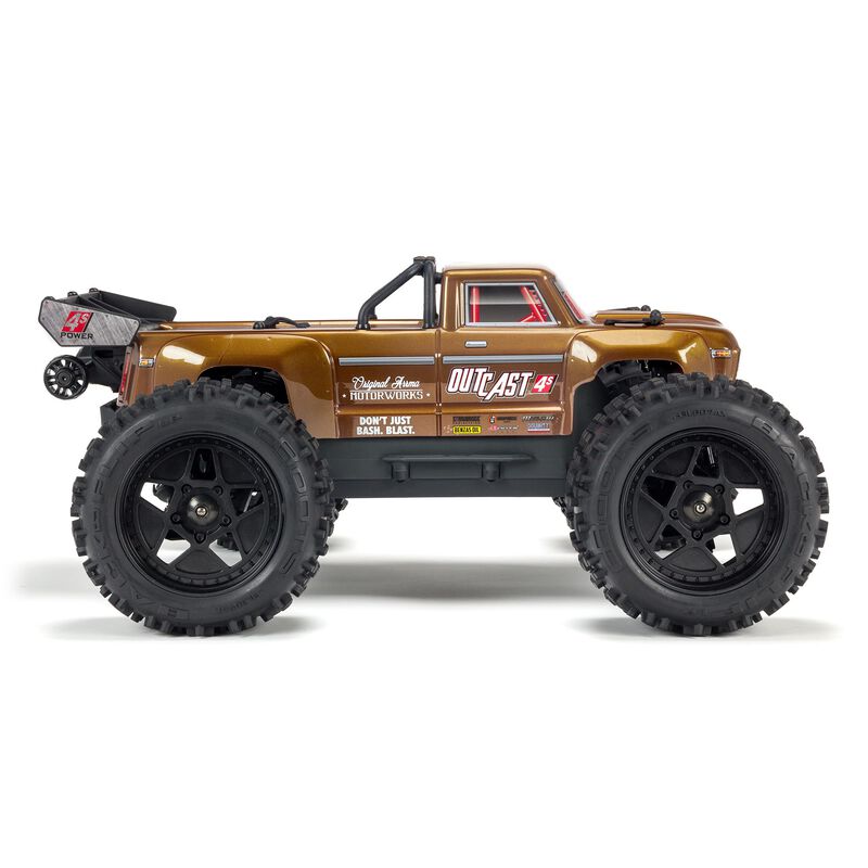 1/10 OUTCAST 4x4 4S BLX Brushless Stunt Truck with Spektrum RTR, Bronze