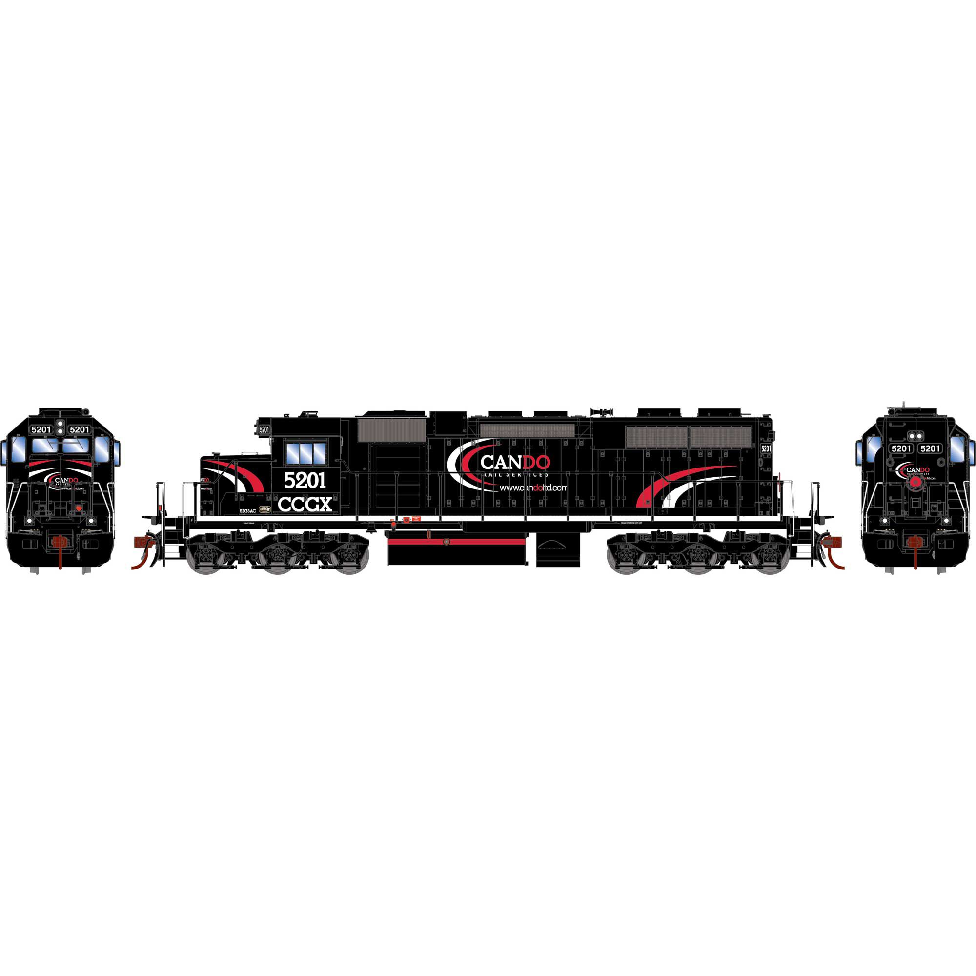 Athearn Athearn HO RTR SD38, CCGX #5201 | Horizon Hobby