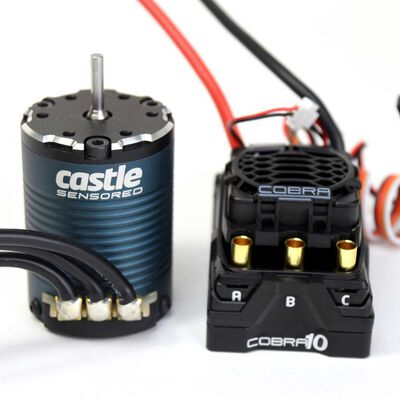 Cobra 10 Electronic Speed Control & 1406-2850KV Sensored Motor Combo Cobra 10 Electronic Speed Control & 1406-2850KV Sensored Motor Combo