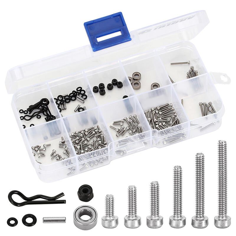 INJORA Stainless Steel Hardware Set, 1/24 Axial SCX24