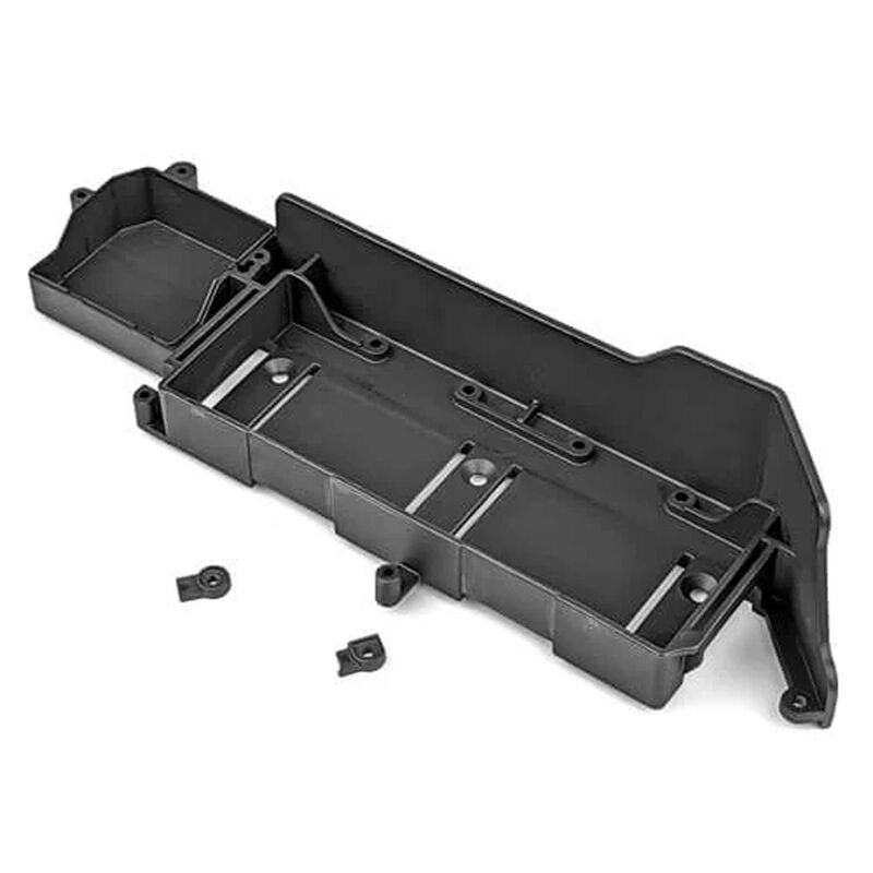 Left Mud Guard, Battery Tray, Receiver Box: SCT410 2.0