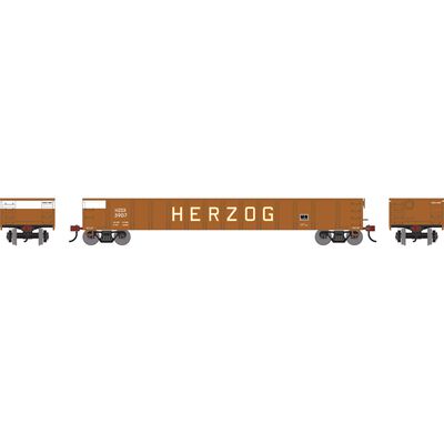HO 52' Mill Gondola, HZGX #3907 HO 52' Mill Gondola, HZGX #3907