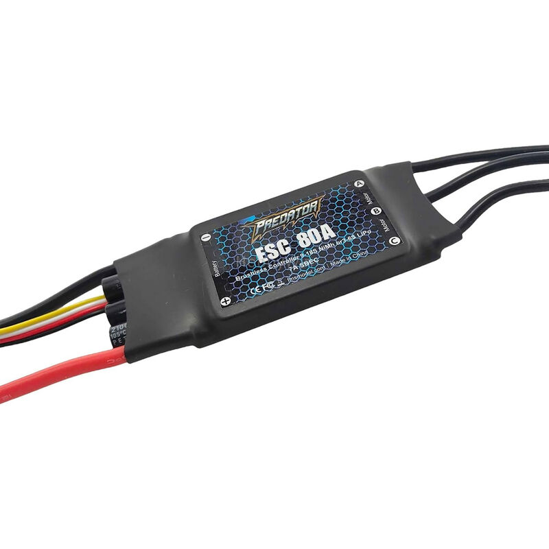 80A Brushless ESC, 420mm Input Lead, 4mm Bullets