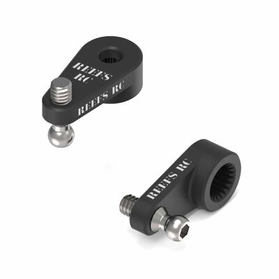 Aluminum Servo Arm & Ball Stud, 1/30 Axial SCX30 Aluminum Servo Arm & Ball Stud, 1/30 Axial SCX30