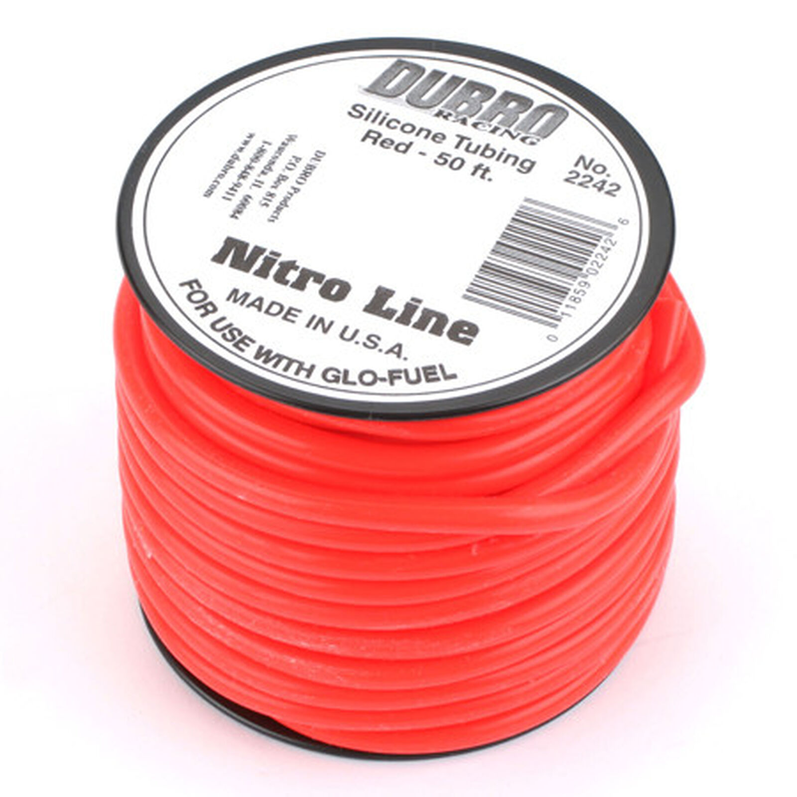 Silicone 50' Fuel Tubing, Red