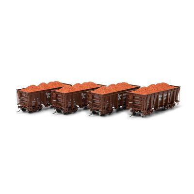 HO 26' PC&F Ore Car Tight-Bottom High Side with Load, SP #34011/34021/34117/34138 (4) HO 26' PC&F Ore Car Tight-Bottom High Side with Load, SP #34011/34021/34117/34138 (4)