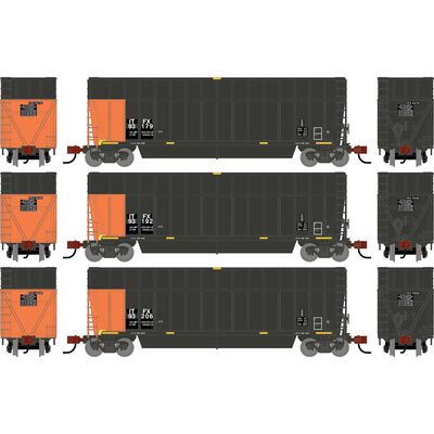 N ATH Berwick Bathtub Extended Side Gondola, Primed For Grime ITFX #93179/93192/93206 (3) N ATH Berwick Bathtub Extended Side Gondola, Primed For Grime ITFX #93179/93192/93206 (3)