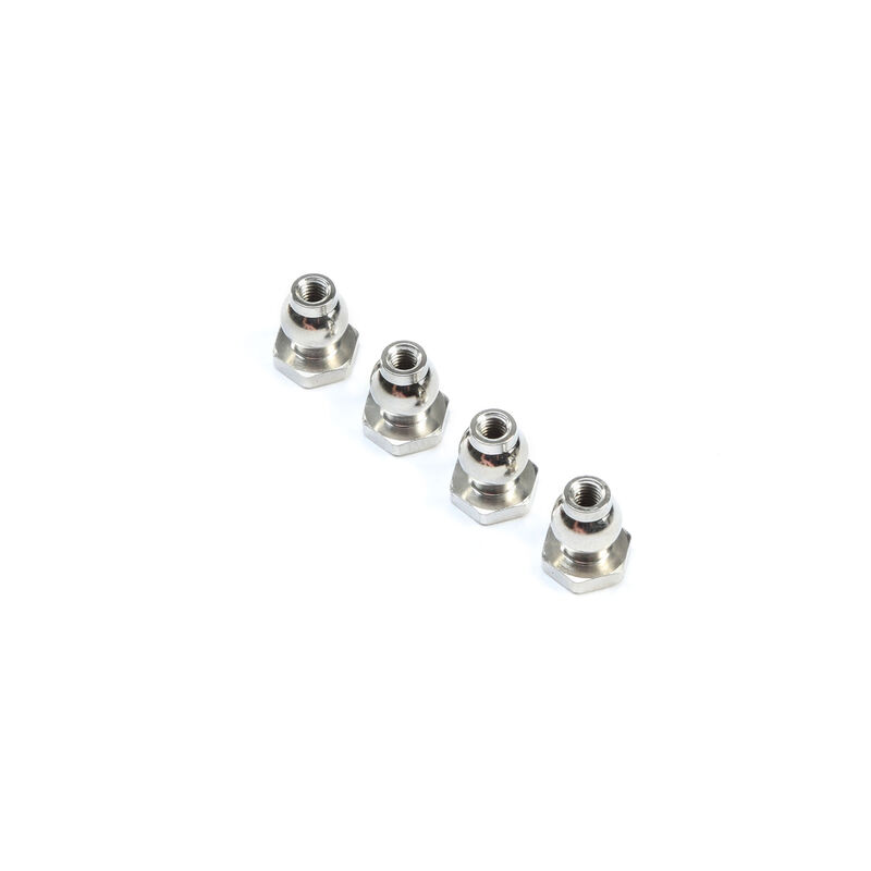 Losi Suspension Ball 6.8mm Flanged (4): 8X, 8XE