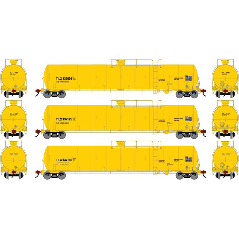 N GEN UTC 33K LPG Tank Car, TILX #137091/137125/137159 (3)