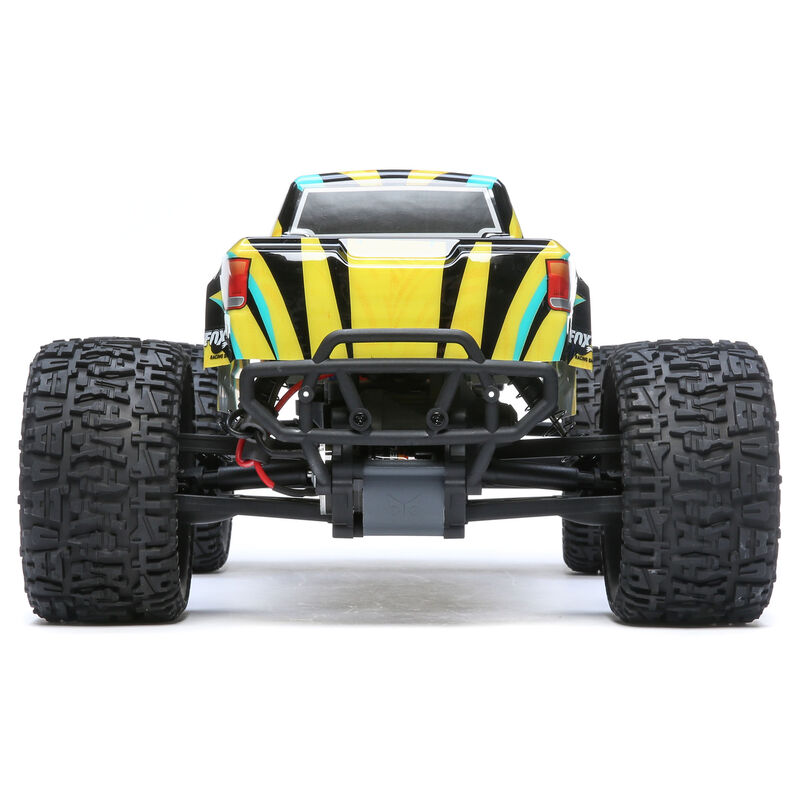 1/10 Ruckus 2WD Monster Truck Brushed RTR, Black/Yellow