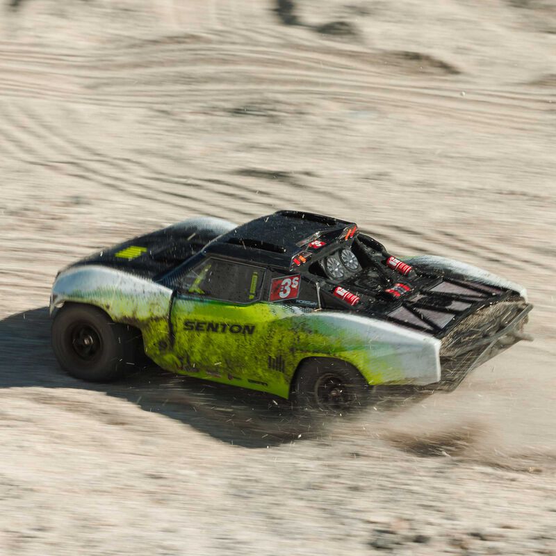 [�˾���ũ] ARA4303V4T1 [ARRMA] 1/10 SENTON 223S BLX �귯�ø��� 4X4 ��Ʈ �ڽ� Ʈ�� RTR, DSC ����, ����� 12