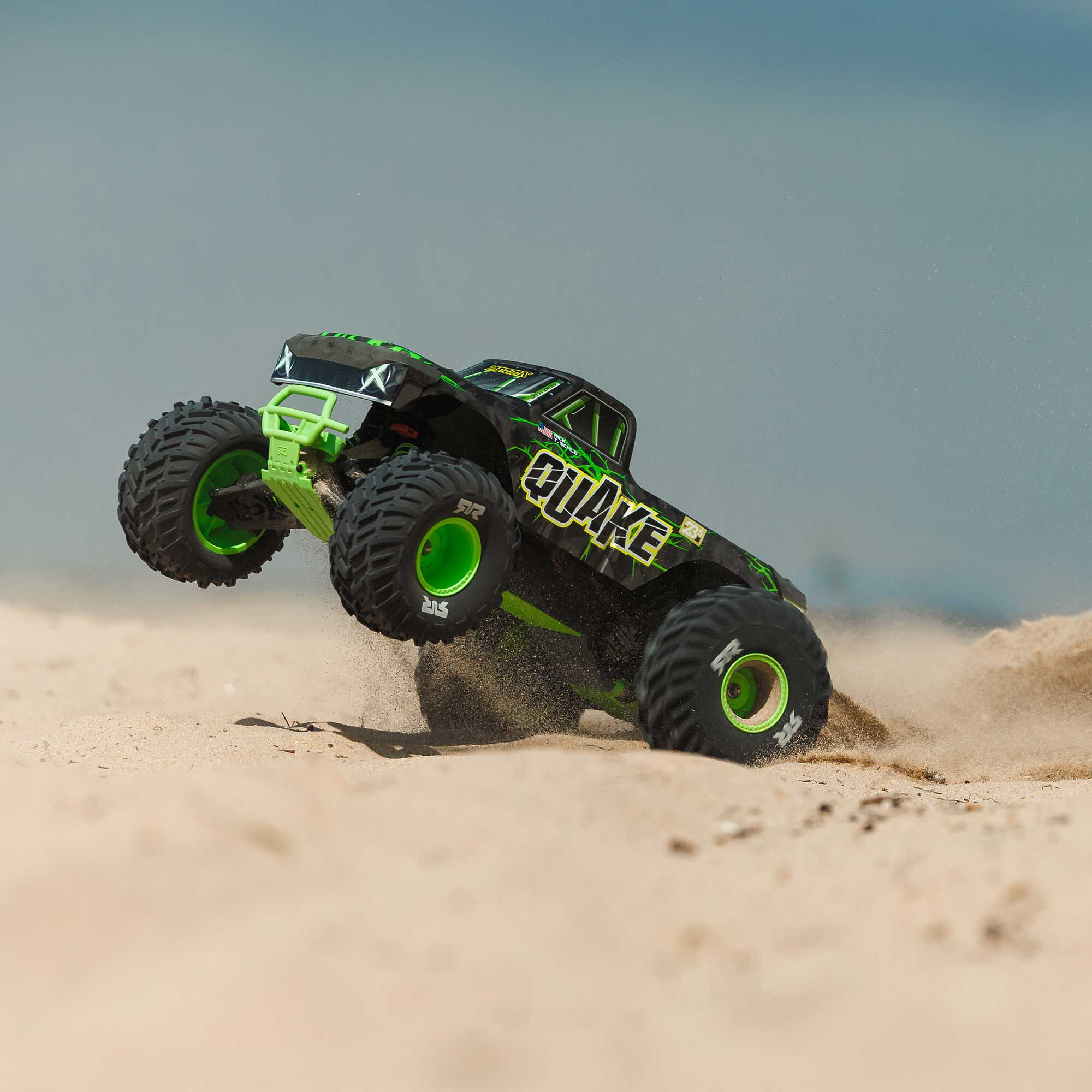 [�˾���ũ] ARA3537T2 [ARRMA] 1/10 QUAKE 223S DSC 2WD RTR Brushless Monster Truck, Green ������, ���͸�(2~3S) ���� 11