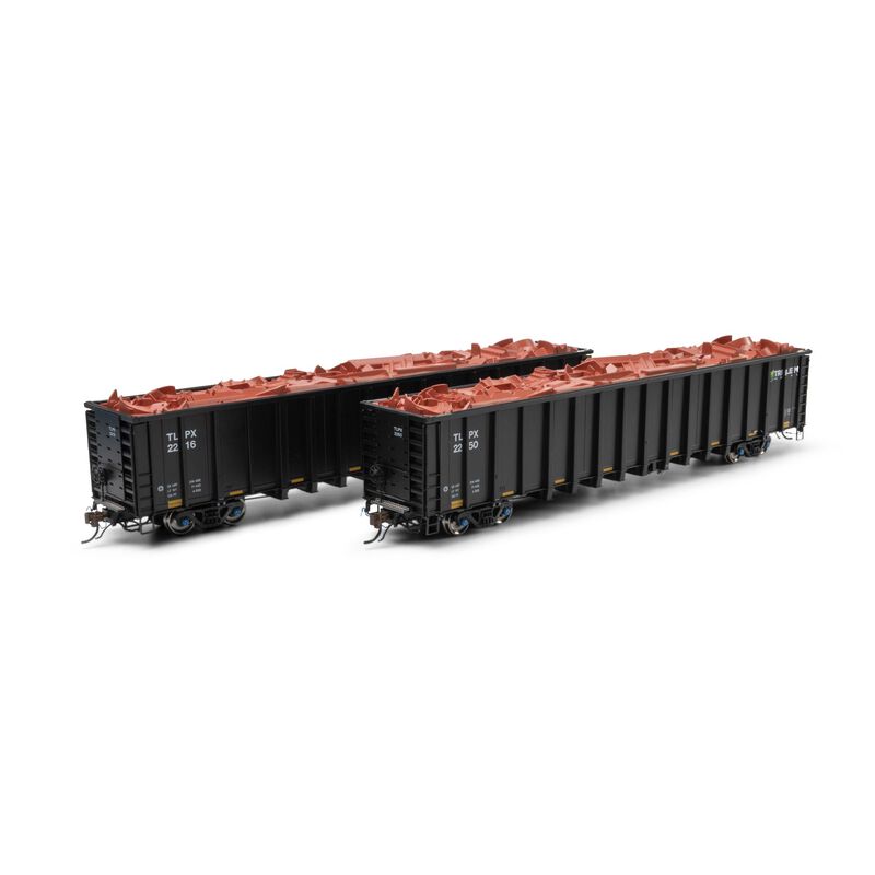 Athearn HO NSC 6000 Gondola with Load, TLPX #2216, 2250 (2)