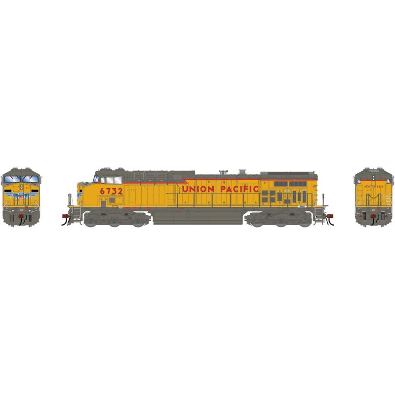 HO GEN AC4400CW Locomotive w/DCC & Sound, UP #6732