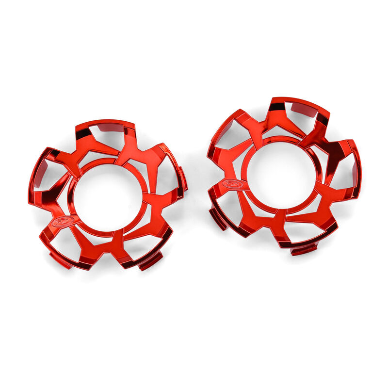 Clip-Lock Wheel Face Red Chrome for Ripper 5.7" Wheel (2)