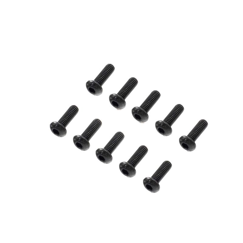 Button Head Screws, M4 x 12mm STL (10)