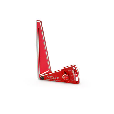 RM2 Aluminum camber gauge 120mm - red RM2 Aluminum camber gauge 120mm - red