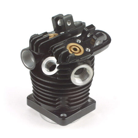 Saito Engines Cylinder, Left: Golden Knight FA40A GK | Horizon Hobby