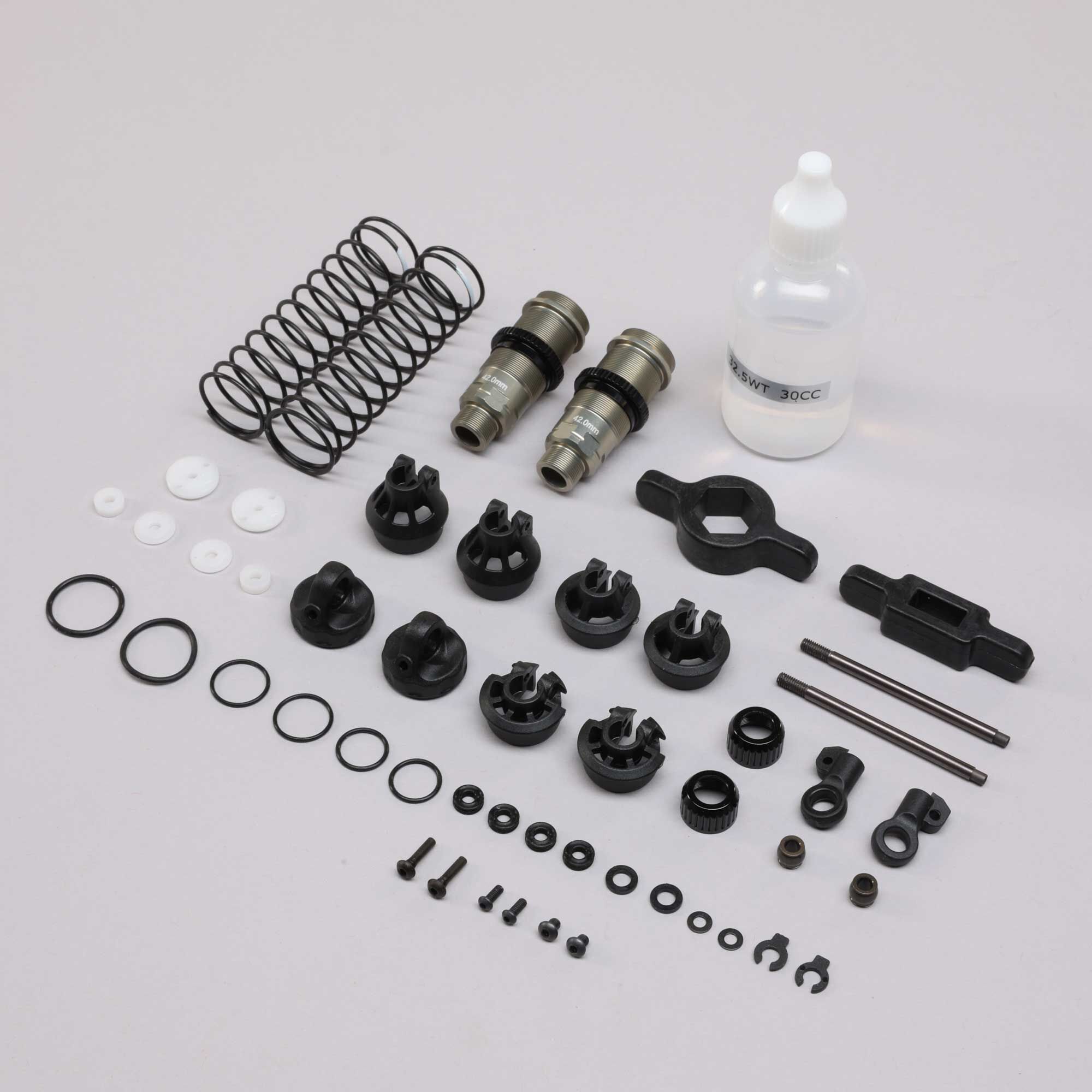 Team Losi Racing Team Losi Racing 42mm Shock Set, G3, 3mm, TiCN (2