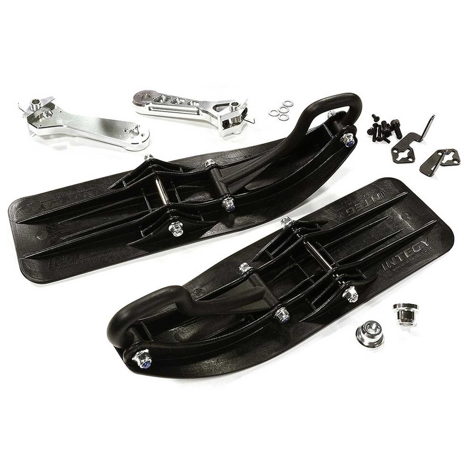 Integy Set Sci Anteriori Per HPI Savage Flux, Savage-X, Savage XL - Slitte Per Neve E Sabbia (RWD) - 4