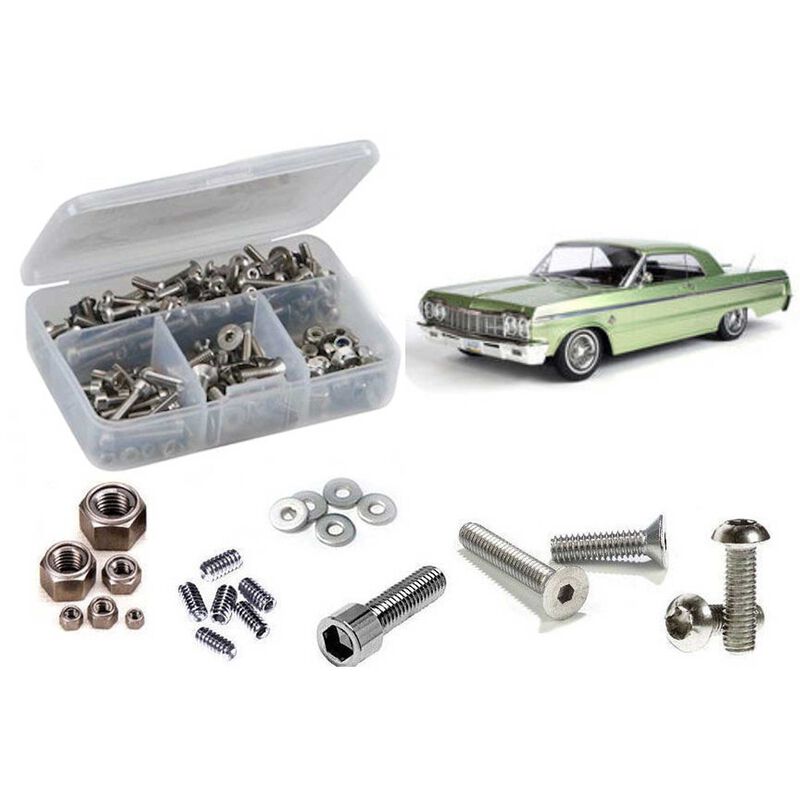 Stainless Steel Screw Kit, 1/10 Redcat 1964 Impala