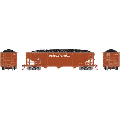 HO 40' Offset Coal Hopper with Load, CN #324480 HO 40' Offset Coal Hopper with Load, CN #324480