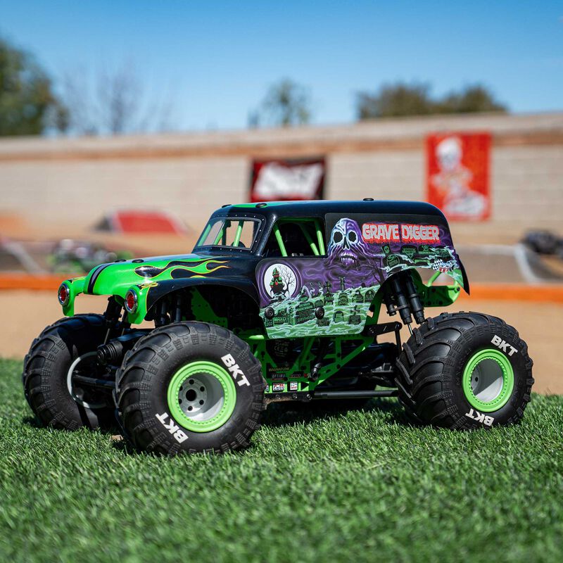 [�˾���ũ] LOS04028T1 [TEAM LOSI] LOSI 1/8 LMT 2.0 Grave Digger 4X4 �ָ��� �׽� �귯�ø��� ���� Ʈ�� RTR, �׸� 25