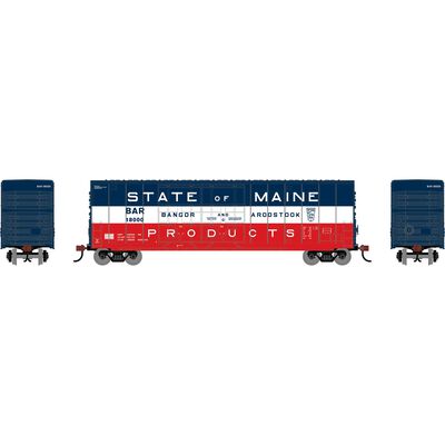HO RND 50' High-Cube Smooth Side Box Car, BAR #18000 HO RND 50' High-Cube Smooth Side Box Car, BAR #18000