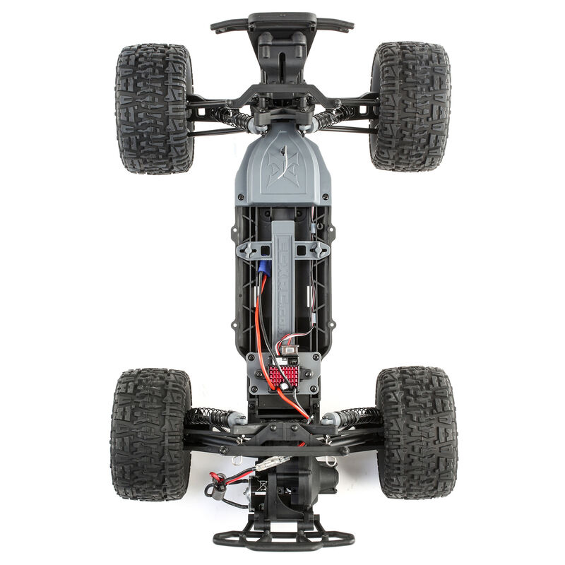 1/10 Ruckus 2WD Monster Truck Brushed RTR, Black/Yellow