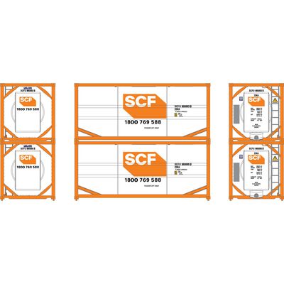 HO 20' ISO Tank Container, SCFU #885003 9/885005 0 (2) HO 20' ISO Tank Container, SCFU #885003 9/885005 0 (2)