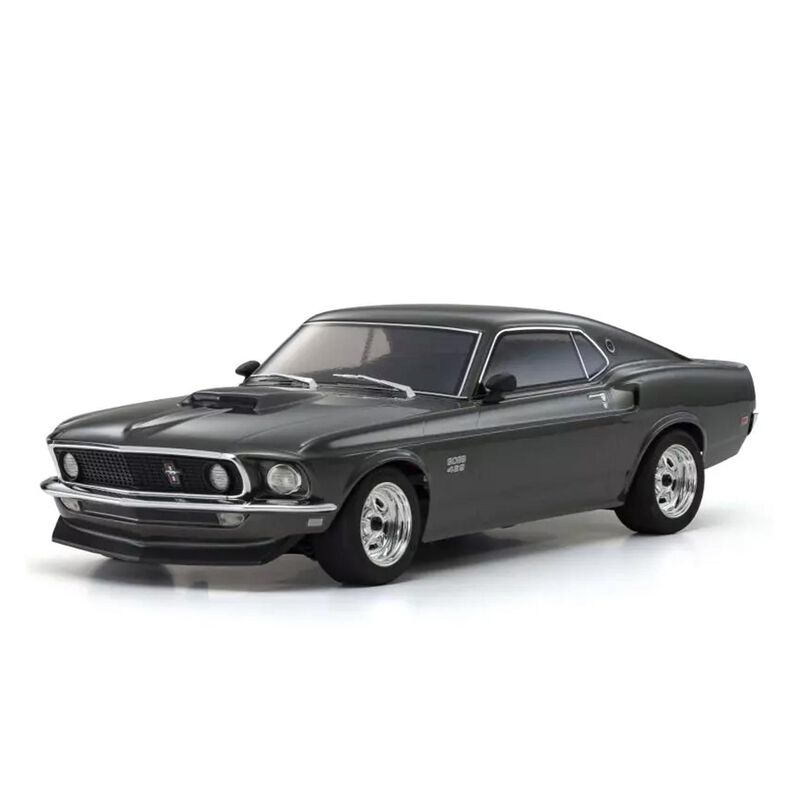 Kyosho 1/10 1969 Ford Mustang Boss 429 FAZER Mk2 FZ02 4x4 On-Road RTR, Black Jade