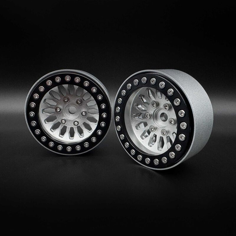 REEFS RC 1/10 Shield Deep Dish 1.9 Beadlock Rock Crawler Wheels (2)