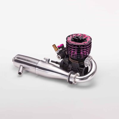 O.S. Speed B21 Ronda Drake Edition 2 3.49cc Nitro Engine with Muffler Set O.S. Speed B21 Ronda Drake Edition 2 / Pipe Combo