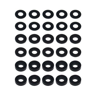 7.8x3mm Aluminum Bulkhead Washer (30) Black 7.8x3mm Aluminum Bulkhead Washer (30) Black