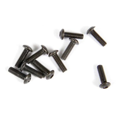 Hex Socket Button Head M2.6x8mm, Black (10) Hex Socket Button Head M2.6x8mm, Black (10)